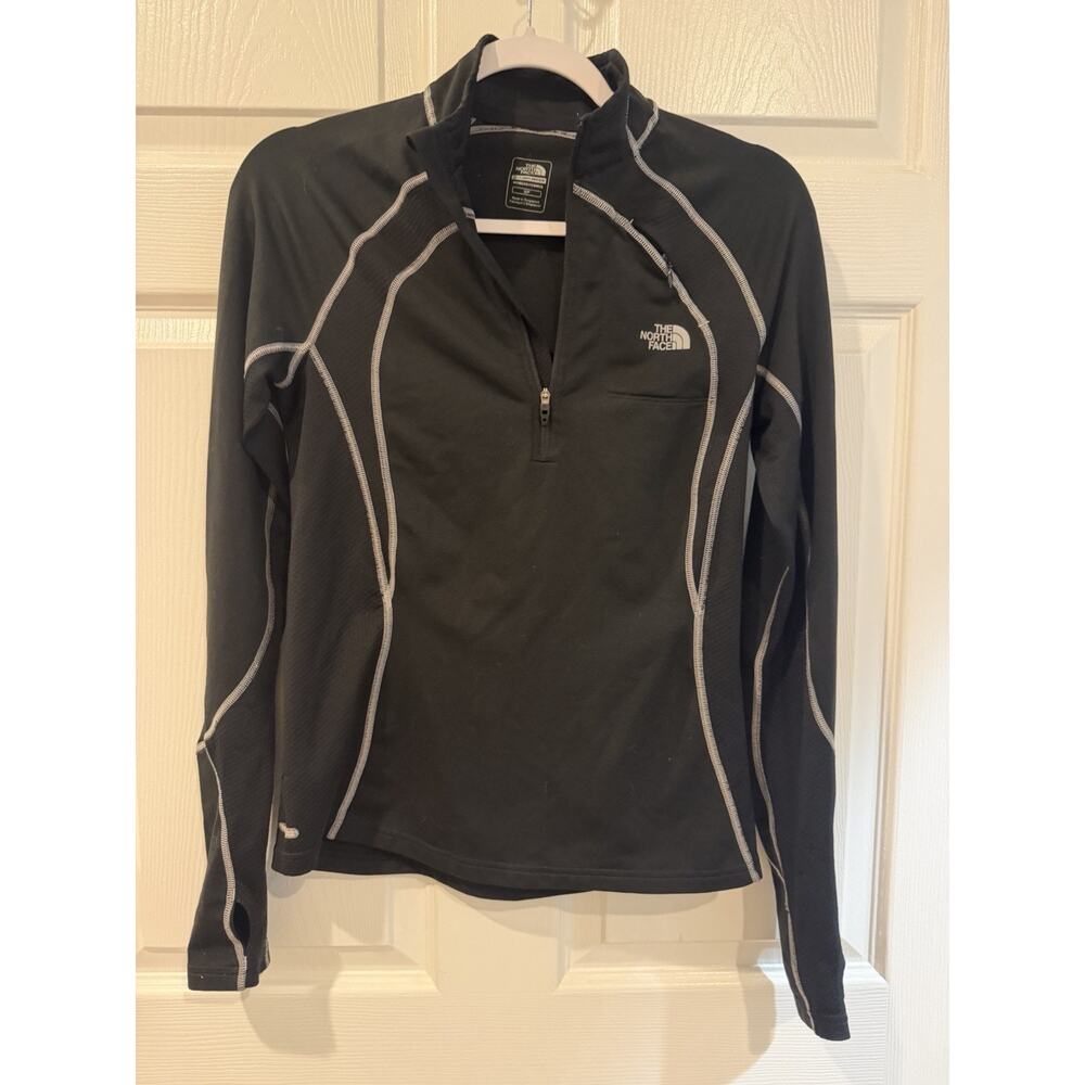 The North Face Flight Series 1/4 Zip Pullover Black VaporWick Womens S - Picture 4 of 9